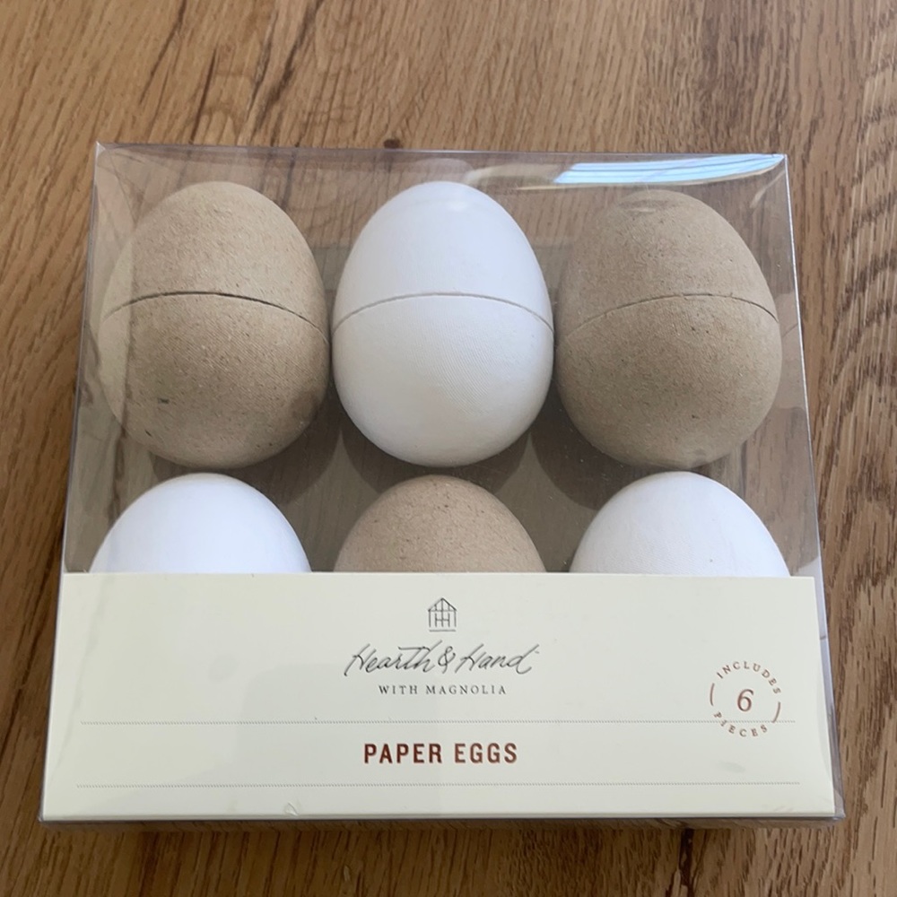 NEW Discontinued Hearth & Hand Paper Eggs 🐰